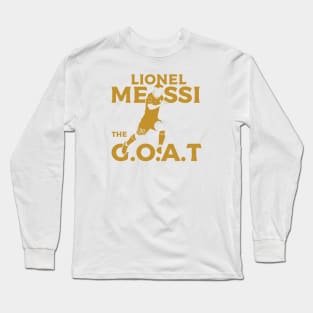 The G.O.A.T Messi Long Sleeve T-Shirt